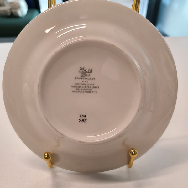 United States Lines Dessert Plate