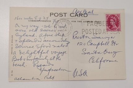 Cunard Line R.M.S. Media Post Card