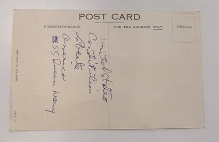 Cunard Line R.M.S. Queen Mary Post Card