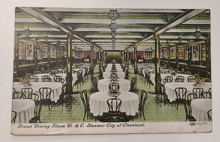 D&C Navigation Company Steamer City of Cleveland Post Card
