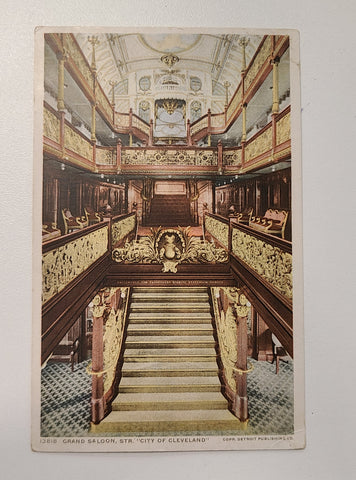 D&C Navigation Company Steamer City of Cleveland Post Card
