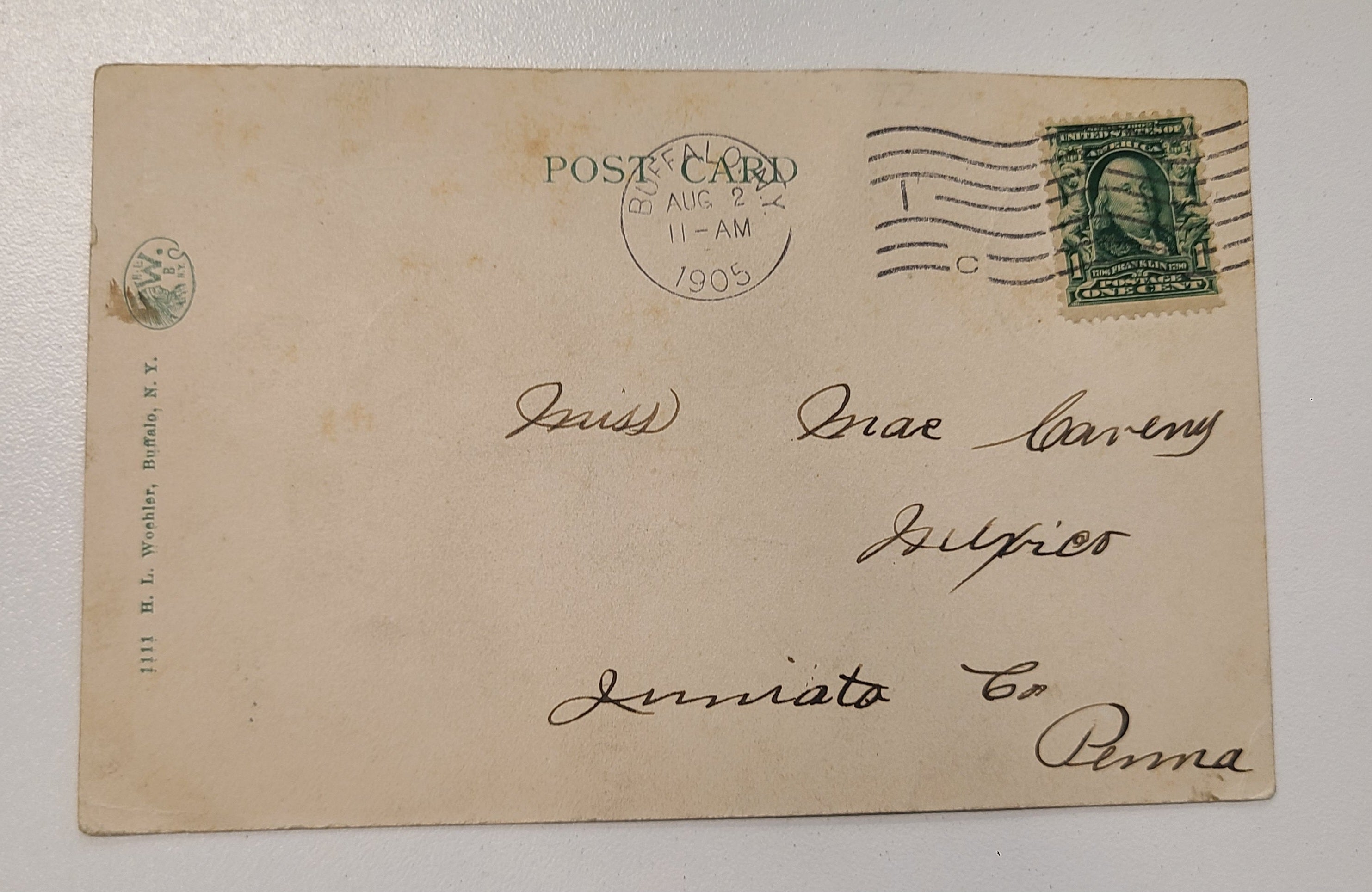 City Of Erie Post Card