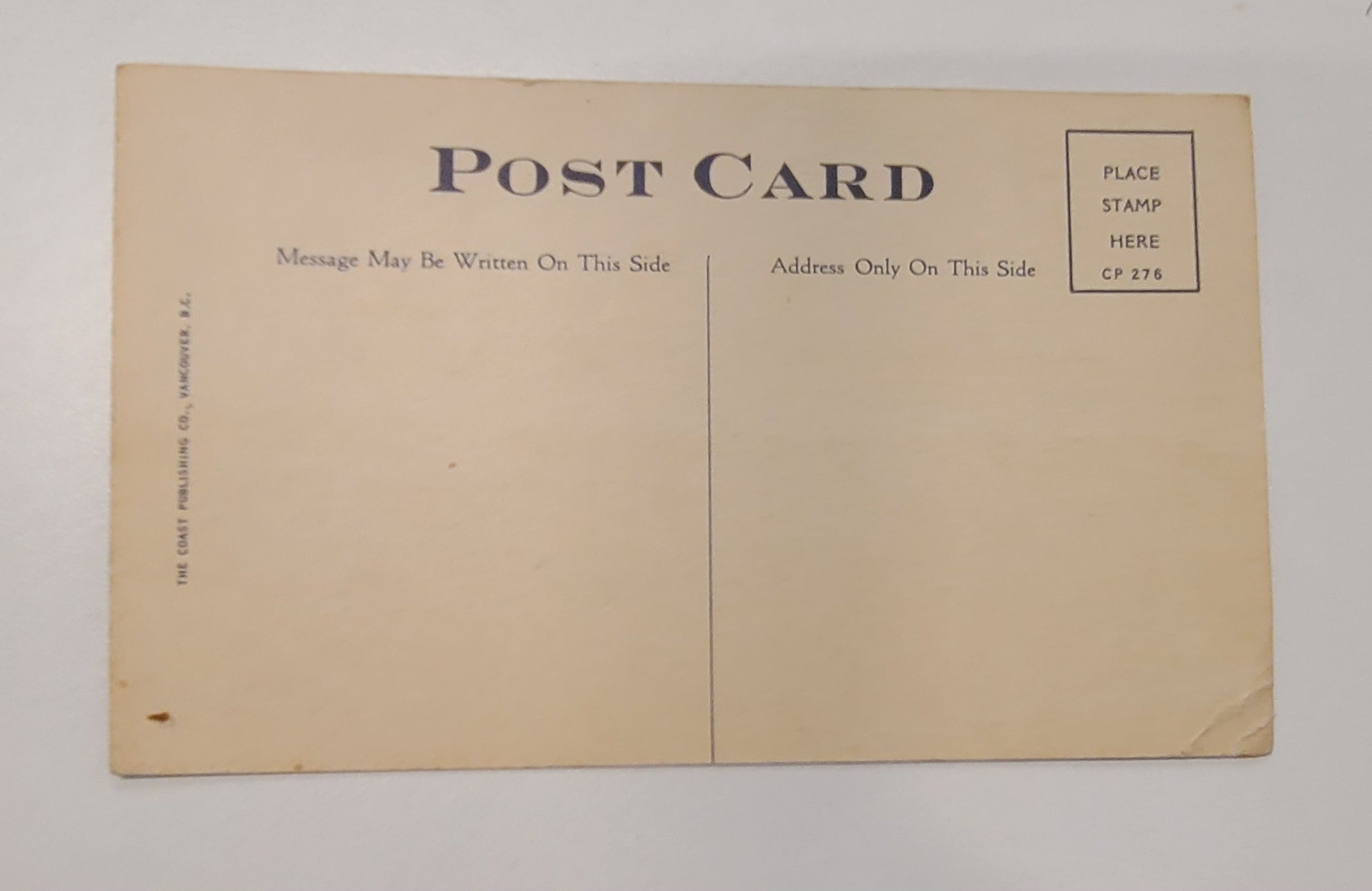 Canadian Pacific Railroad's CPR Princess Marguerite II Post Card