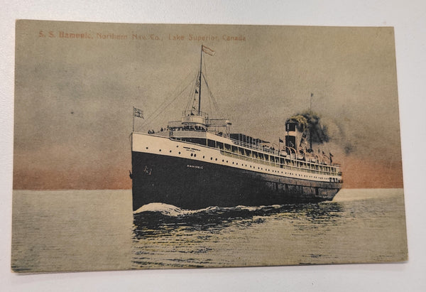 Northern Navigation Company's S.S. Hamonic Post Card