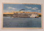 Streckfus Steamers' S.S. President Post Card
