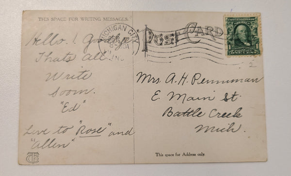Roosevelt Steamship Company's S.S. Theodore Roosevelt Post Card