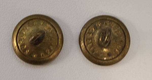 Chicago Burlington & Quincy "CB&Q" Railroad Small Uniform Button (Set of 2)