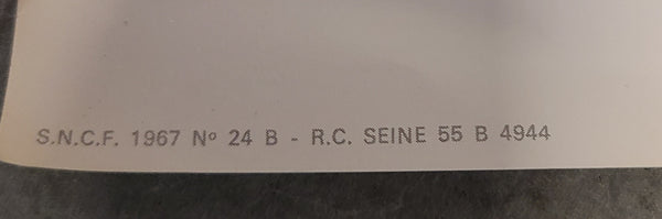 French Railways "Paris Franzosische Eisenbahnen" Poster