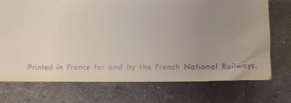French Railways "Paris Franzosische Eisenbahnen" Poster