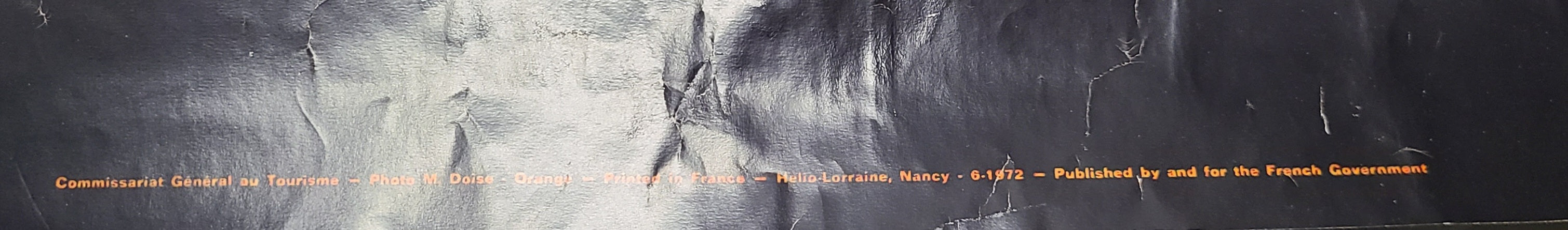 France Orange L'Arc de Triomph Poster