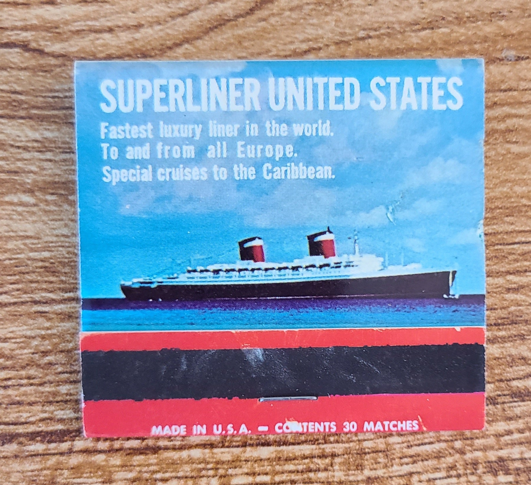 United States Lines Matchbook