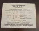 S.S. United States Maiden Voyage #1 Westbound Souvenir Log (July 11th, 1952)