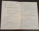 S.S. United States Pre-Maiden Voyage Program of Events (June 21st, 1952)