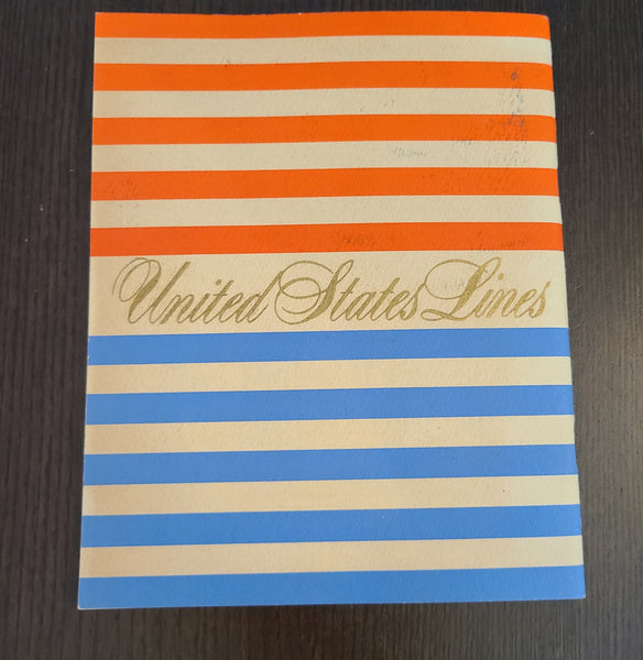 S.S. United States Maiden Voyage First Class Passenger List (July 10th, 1952)