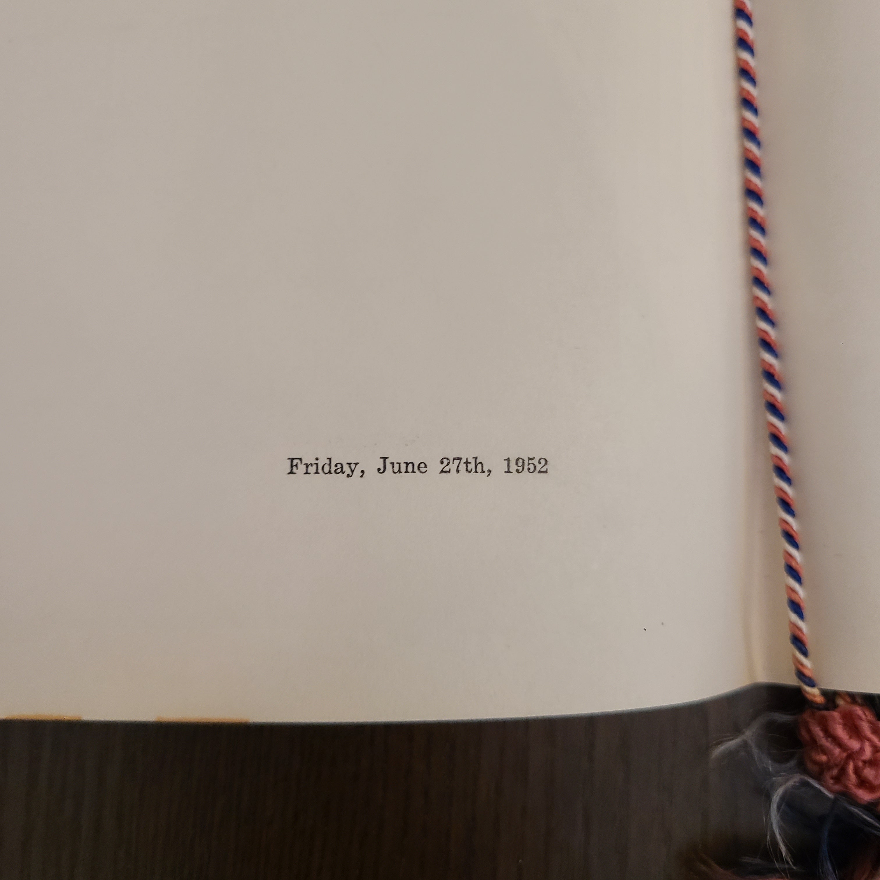 S.S. United States Pre-Maiden Voyage Dinner Menu (June 27th, 1952)