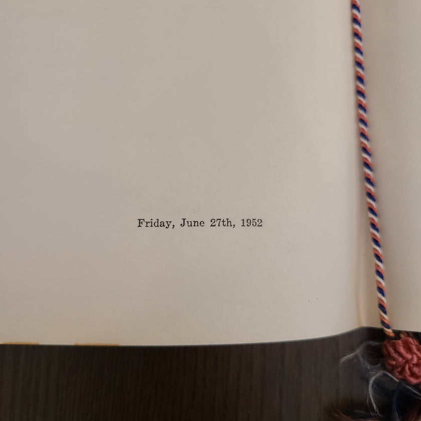S.S. United States Pre-Maiden Voyage Dinner Menu (June 27th, 1952)