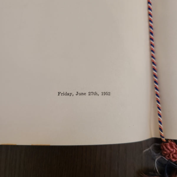 S.S. United States Pre-Maiden Voyage Dinner Menu (June 27th, 1952)