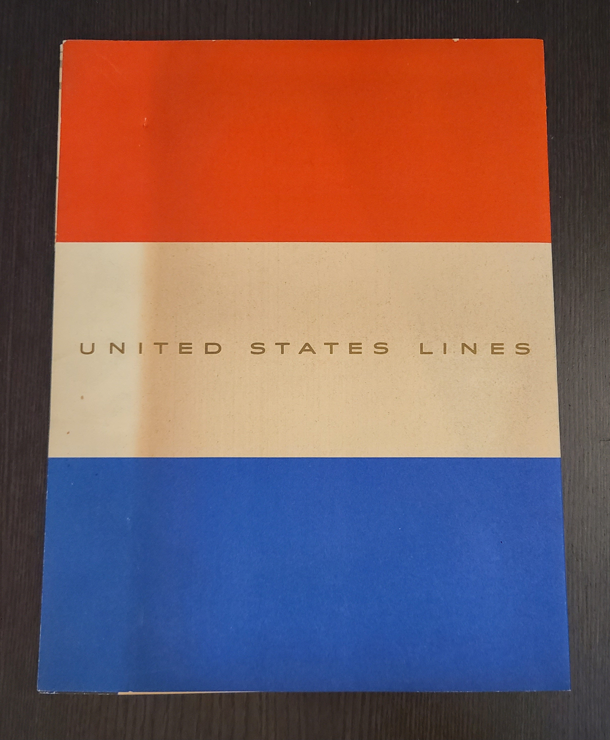 S.S. United States Maiden Voyage Dinner Menu (July 7th, 1952)