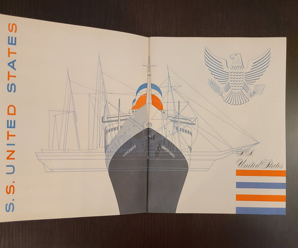 S.S. United States Booklet & Envelope