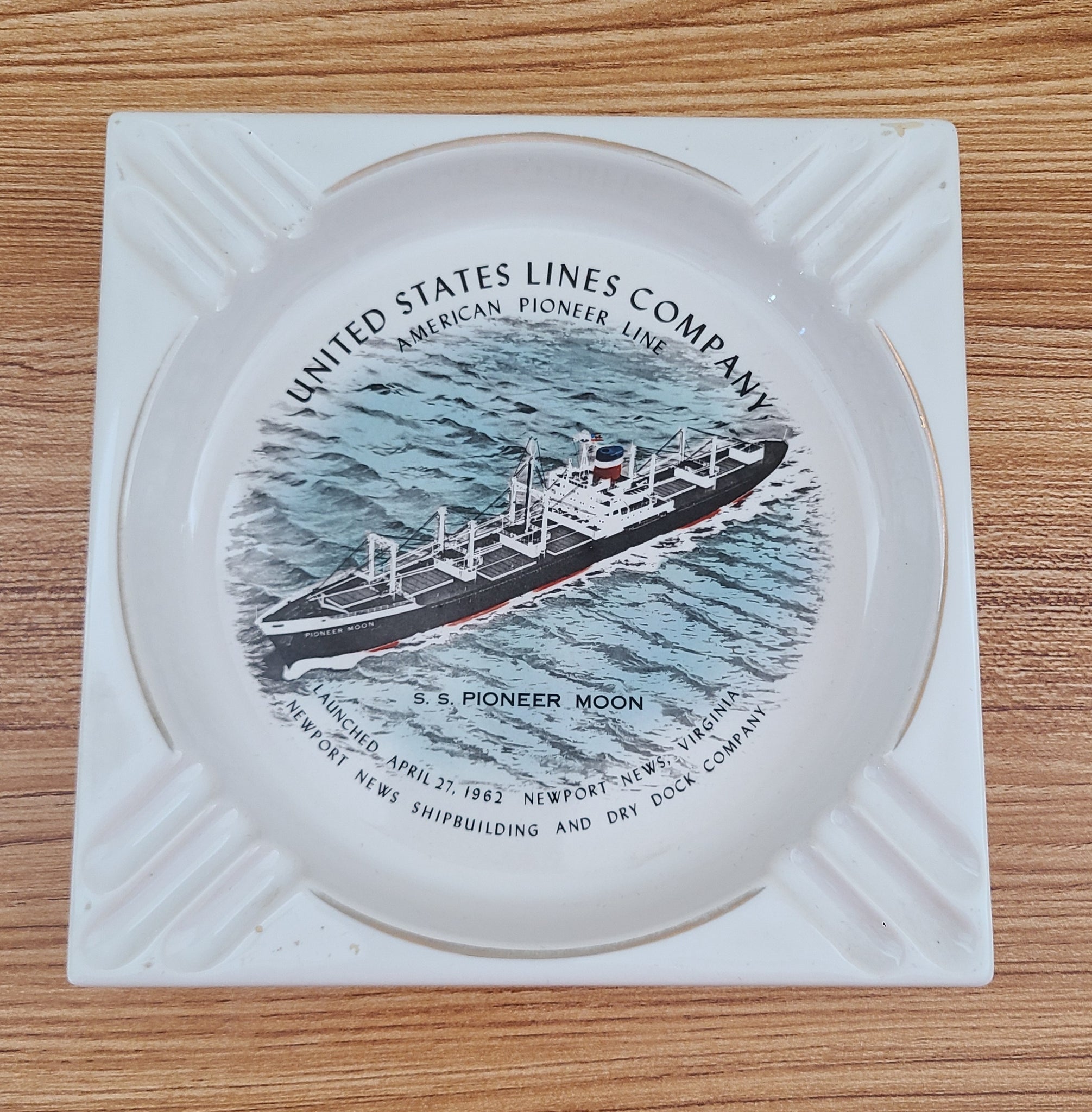 S.S. Pioneer Moon Ashtray