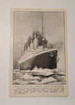 White Star Line R.M.S Titanic Post Sinking Postcard