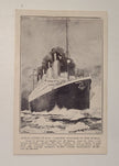 White Star Line R.M.S Titanic Post Sinking Postcard