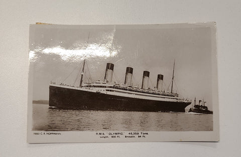 White Star Line R.M.S Olympic Postcard