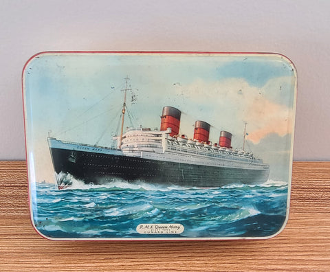 R.M.S. Queen Mary Benson's Candy Tin