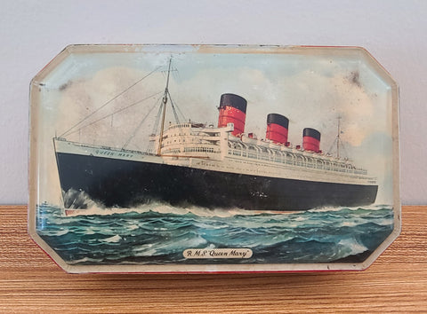 R.M.S. Queen Mary Benson's Candy Tin