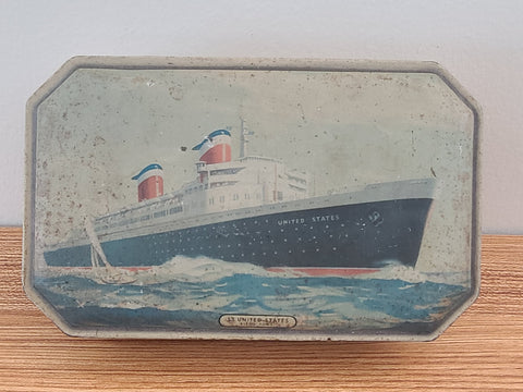 S.S. United States Benson's Candy Tin