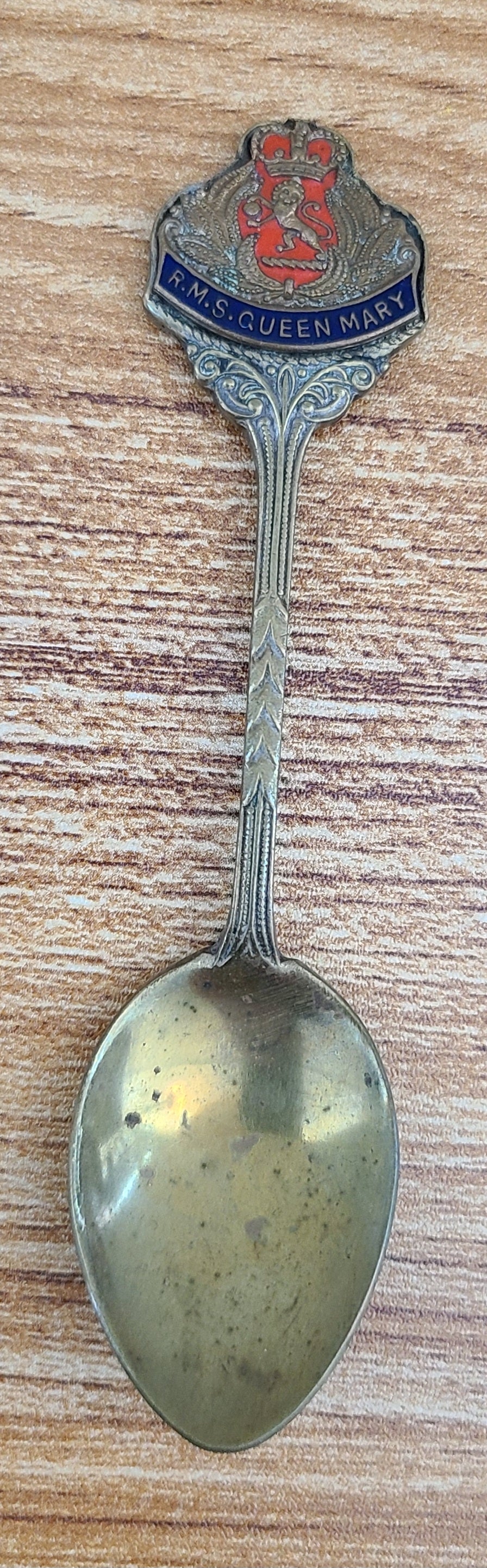 Cunard R.M.S. Queen Mary Souvenir Spoon