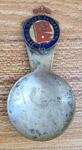 Cunard R.M.S. Queen Elizabeth Souvenir Spoon
