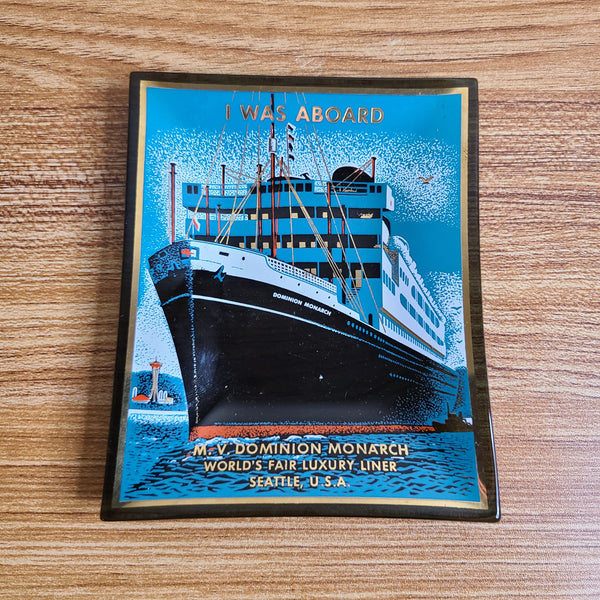 Shaw, Savill, & Albion Line S.S. Dominion Monarch Pin Dish