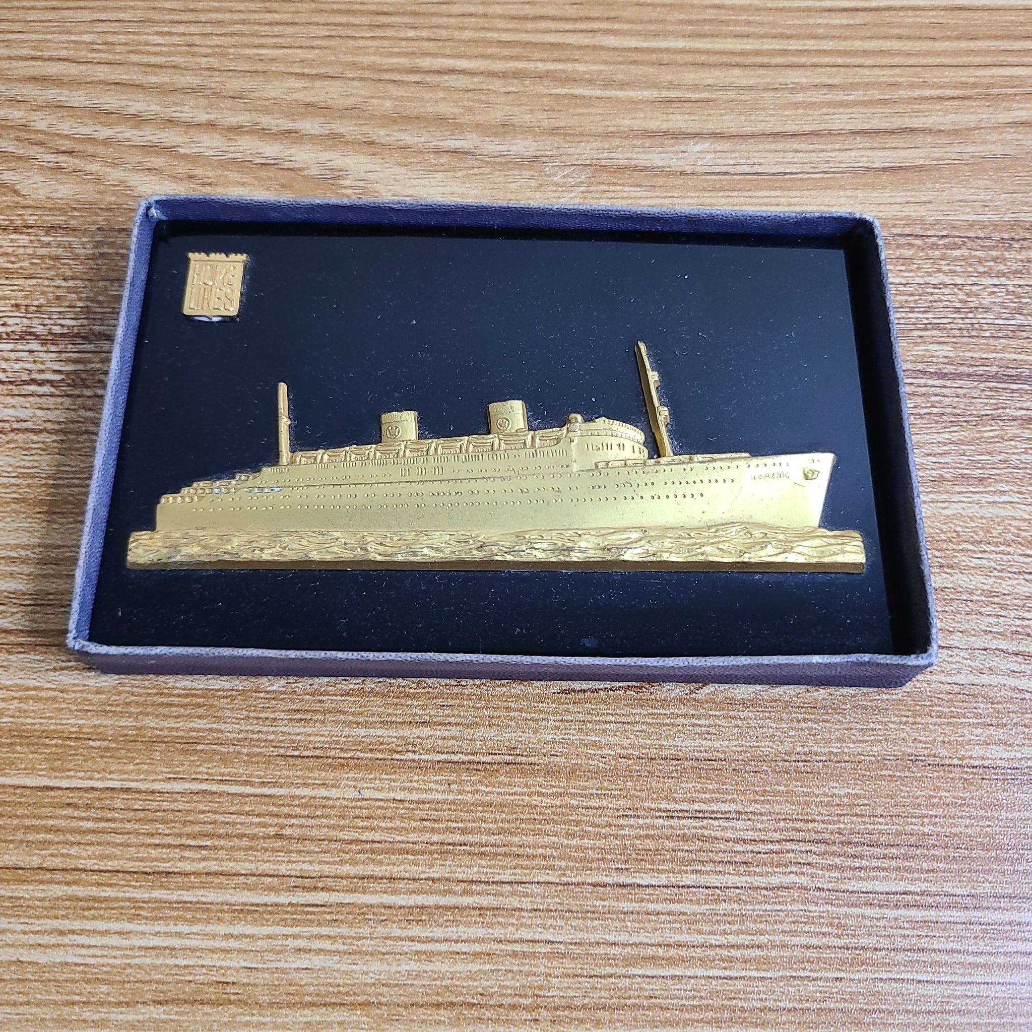 Home Lines S.S. Homeric Paperweight