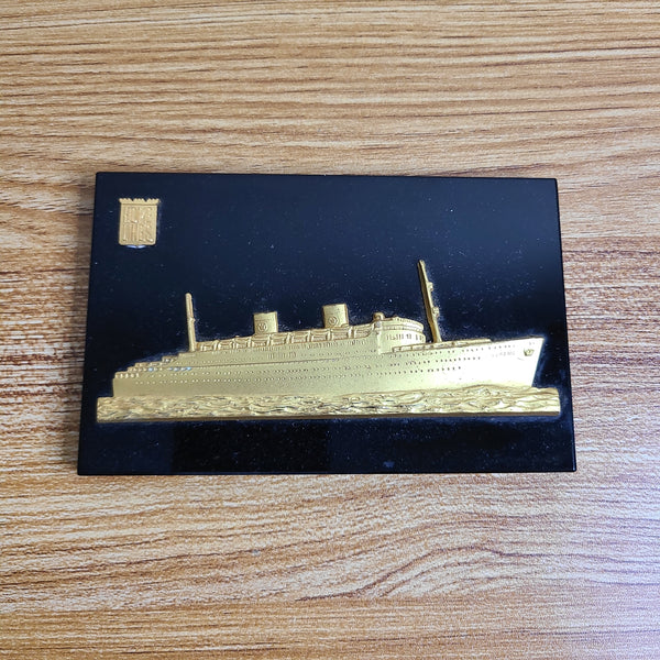 Home Lines S.S. Homeric Paperweight