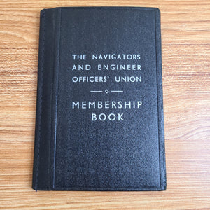 The Navigators & Engineer Officers' Union Membership Book (Attributed)