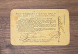 Cleveland & Buffalo Transit Company Employee Pass (1923)