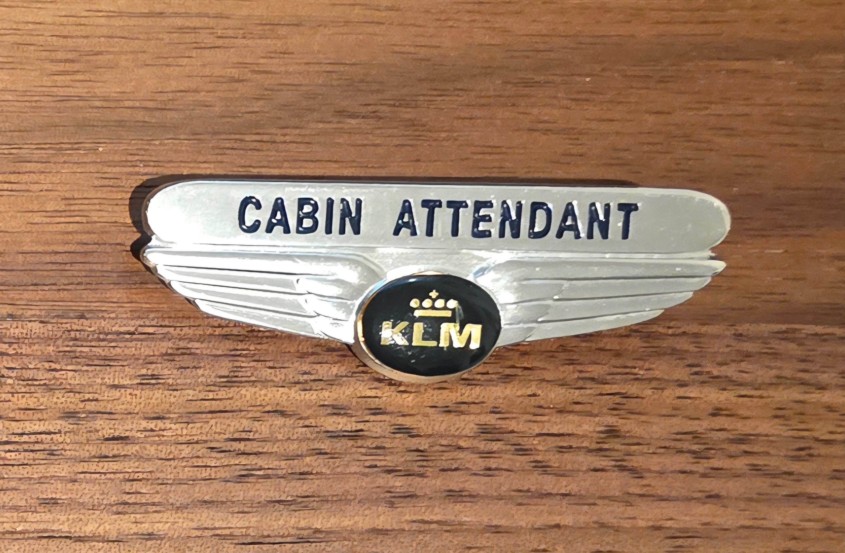 KLM Cabin Attendant Badge