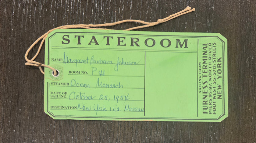 Furness Lines Luggage Tag (1952)