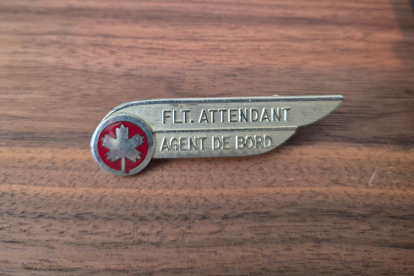 Air Canada flight attendant wings from the 1980s.