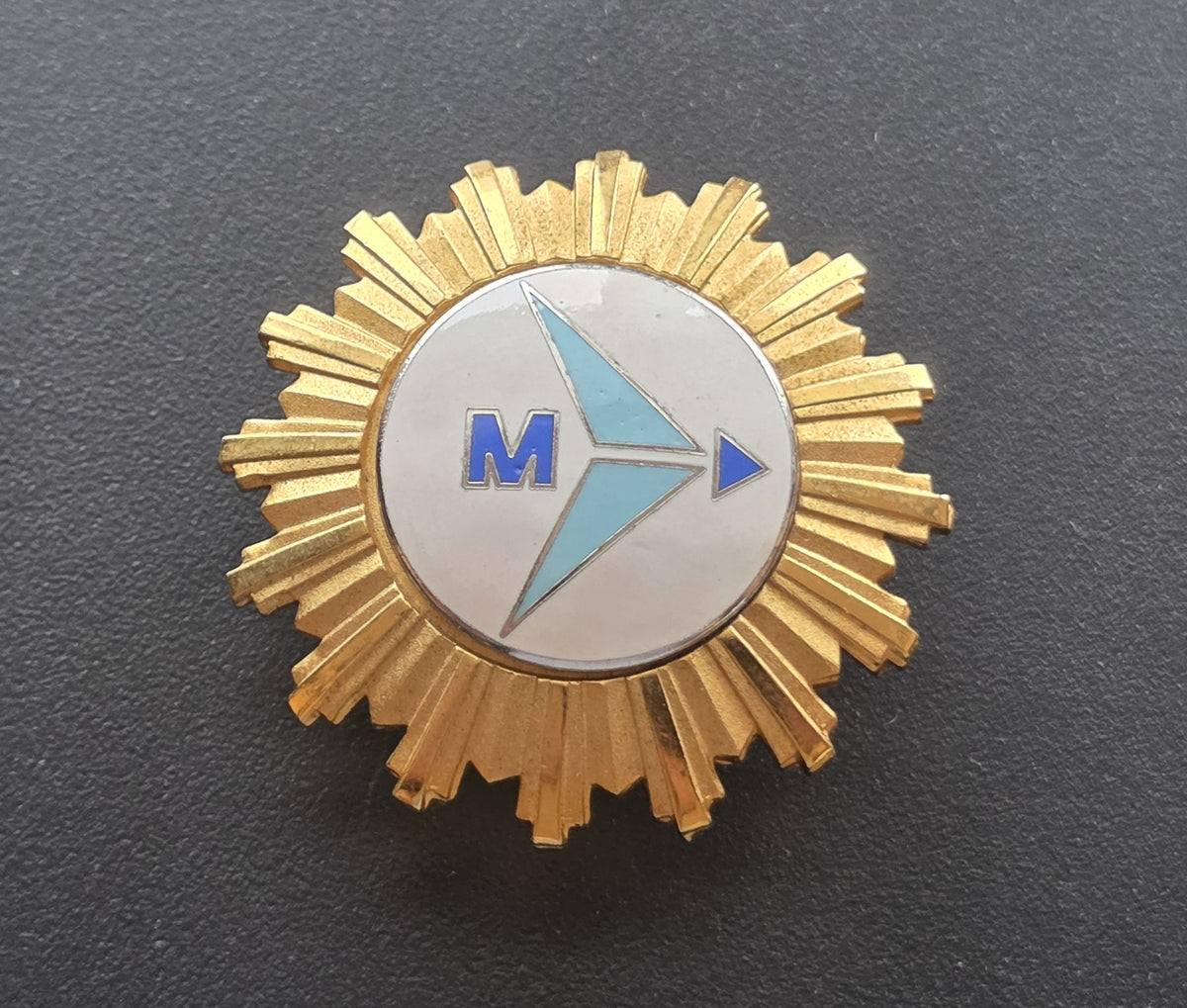 Mackey Airlines Pilot Hat Badge