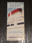 Italian Line M.S. Giulio Cesare Brochure (1957)