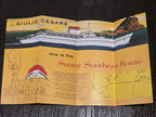 Italian Line M.S. Giulio Cesare Brochure (1957)