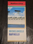 Italian Line T.N. Michelangelo & Raffaello Brochure (1960s)