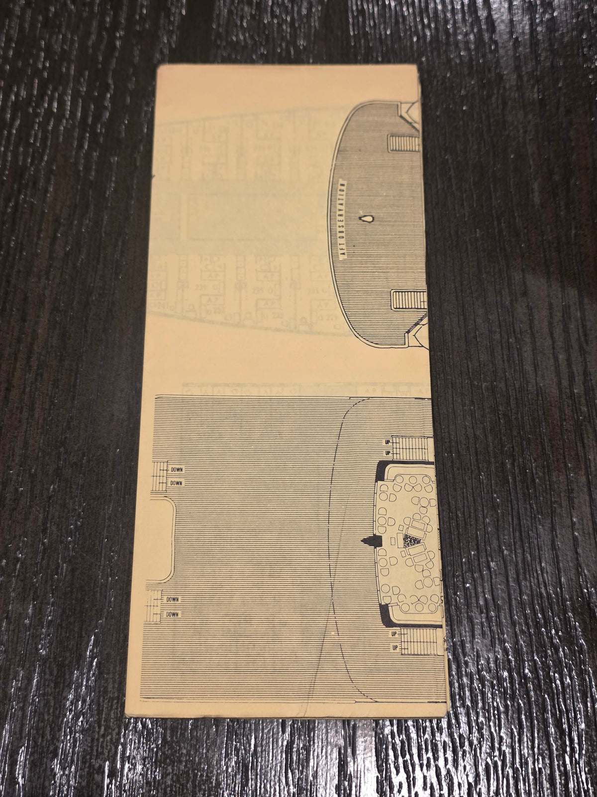 North German Lloyd M.S. Europa Deck Plan (1930s)