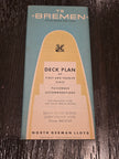 North German Lloyd T.S. Bremen Deck Plan (1962)