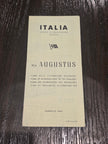 Italian Line M.V. Augustus Deck Plan (1960)