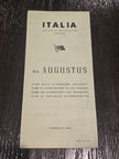 Italian Line M.V. Augustus Deck Plan (1960)