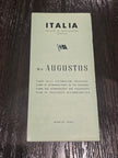 Italian Line M.V. Augustus Deck Plan (1961)