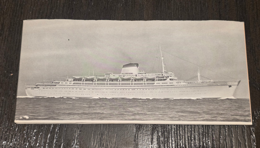 Italian Line M.V. Cristoforo Colombo Deck Plan (1967)